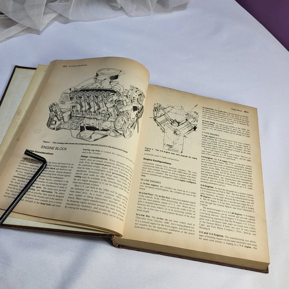 MOTOR Auto Engines and Electrical Systems Repair Manual 8th Ed. 1976 Ex Libris